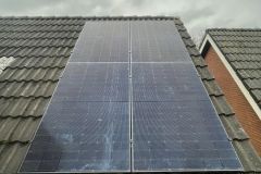12x IBC solar 420wp glas-glas zonnepanelen gecombineerd met een Sungrow 5 kW 3 fase omvormer. Geïnstalleerd in Hollandscheveld.